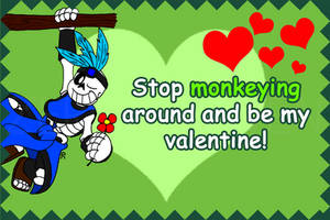 Tribal Sans Valentine Card