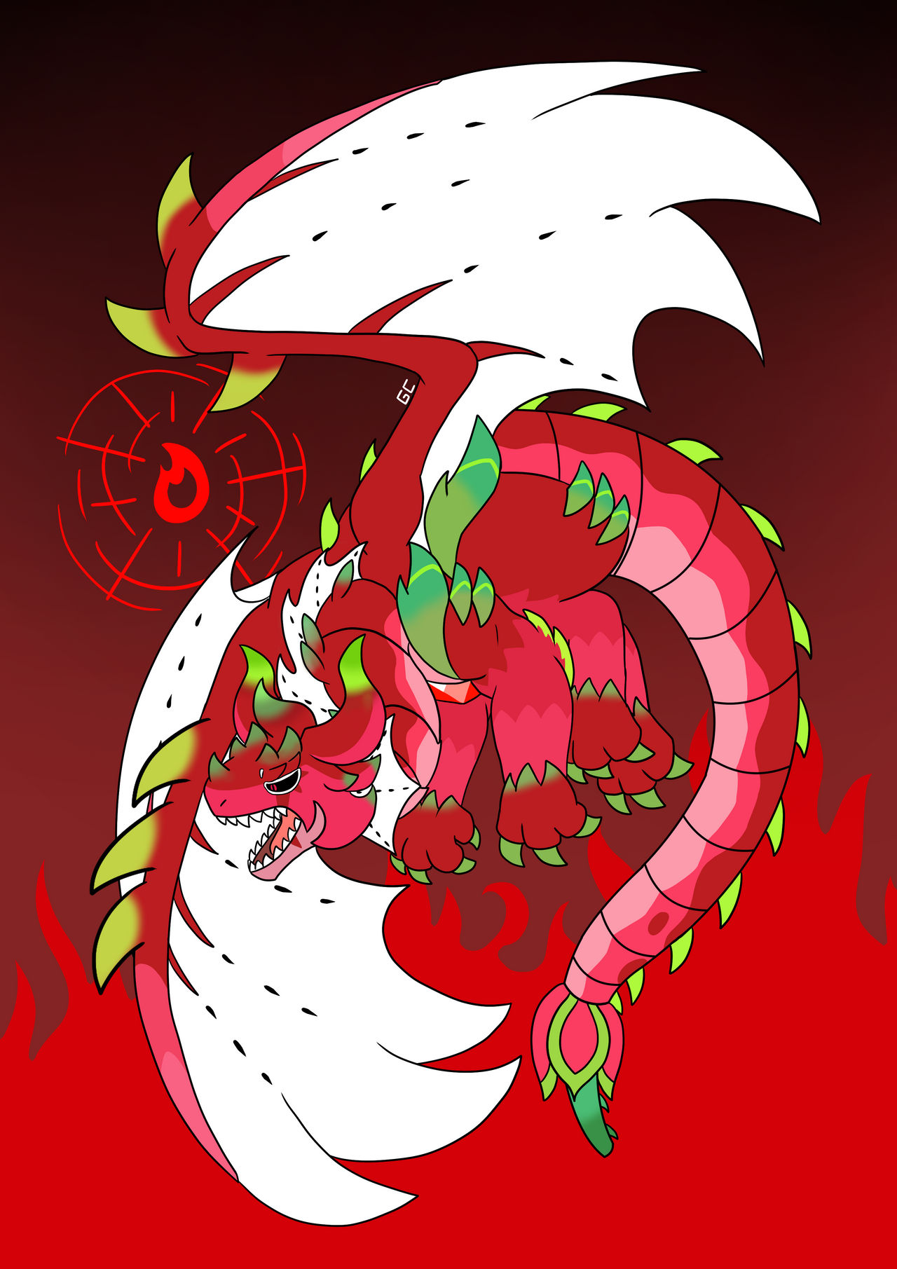 Pitaya Dragon Cookie (LINK IN DESCRIPTION) by zeroa5raven on DeviantArt