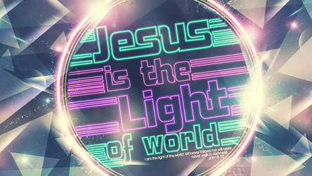 Jesus Light World - wallpaper by mostpato