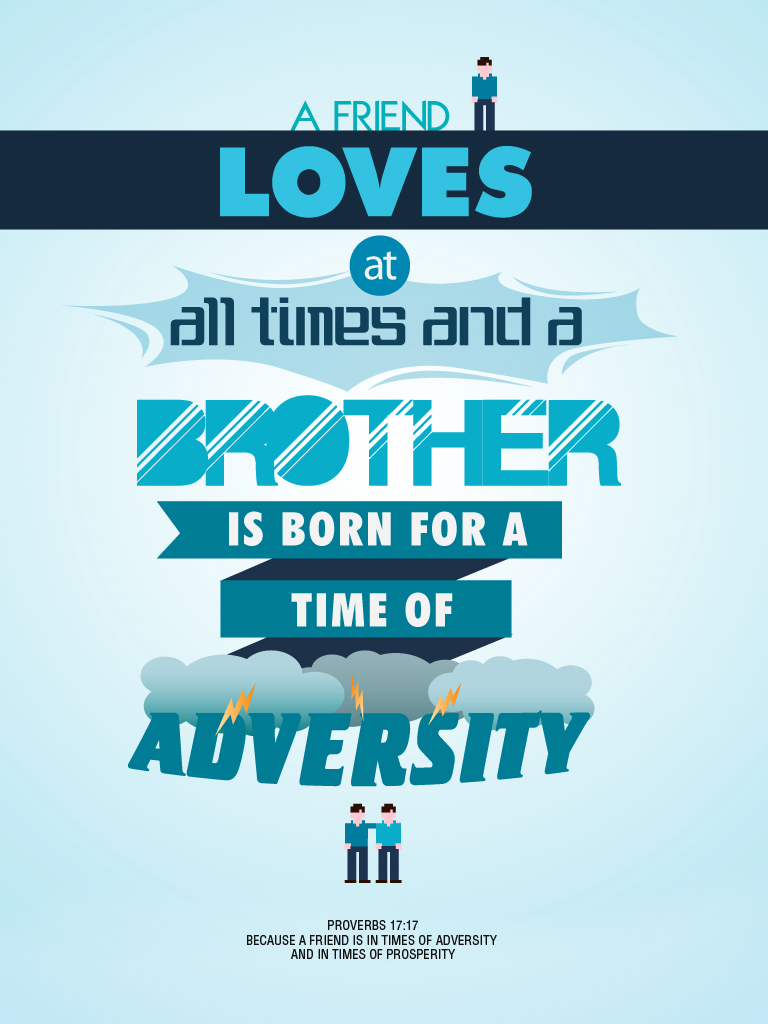 Proverbs 17 17 Poster By Mostpato On Deviantart