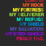Psalm18:2 - Poster