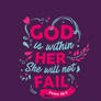 Psalm 46:5 - Christian Poster
