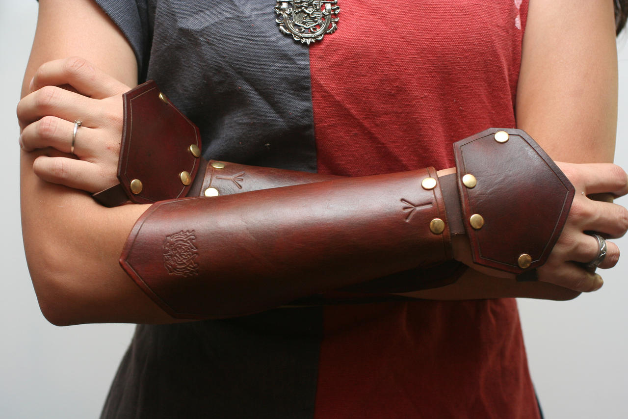 Celtic Leather Bracers by Versalla on DeviantArt