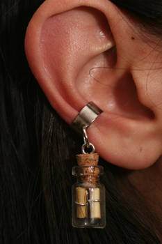 Message in a Bottle Ear Cuff