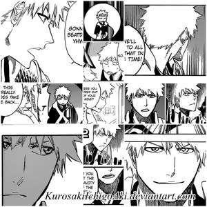 Bleach cap [Ichigo's faces] from chapter 598