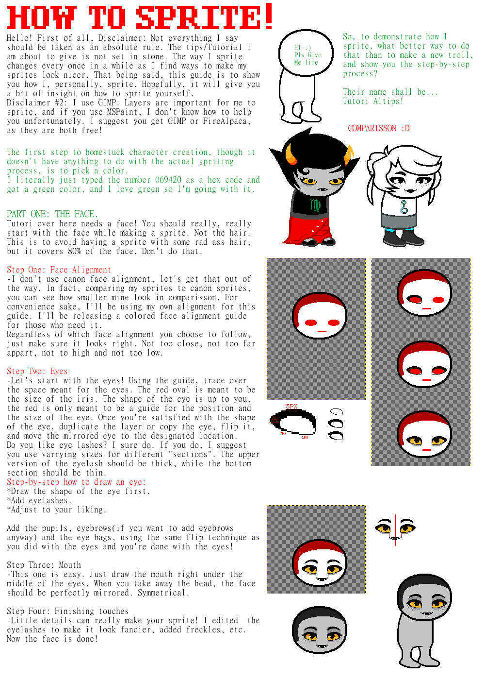 Basic Spriting Tutorial 1: The Face by DeepSeaHorror on DeviantArt