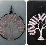 Tree Of Life Pendant Pink