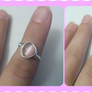 Pink Catseye Ring