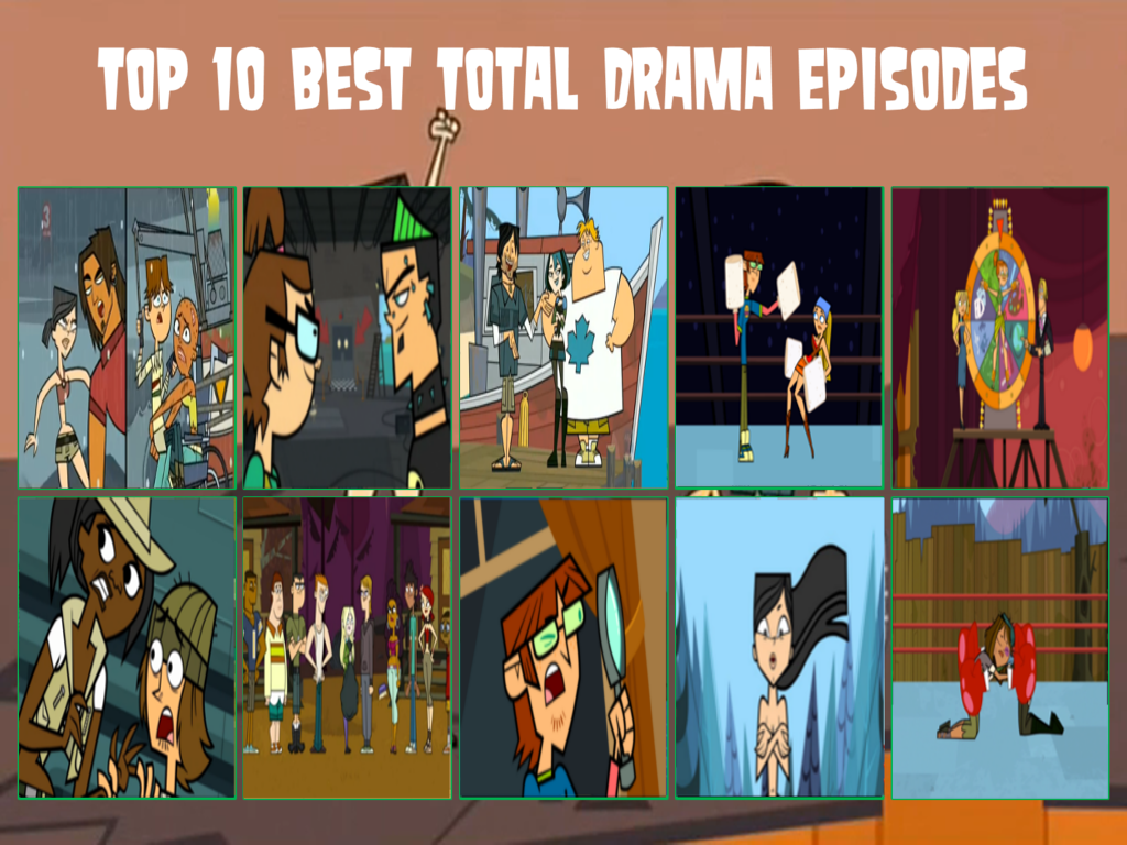 What's your favorite top 10 out of every Total Drama season? : r/Totaldrama