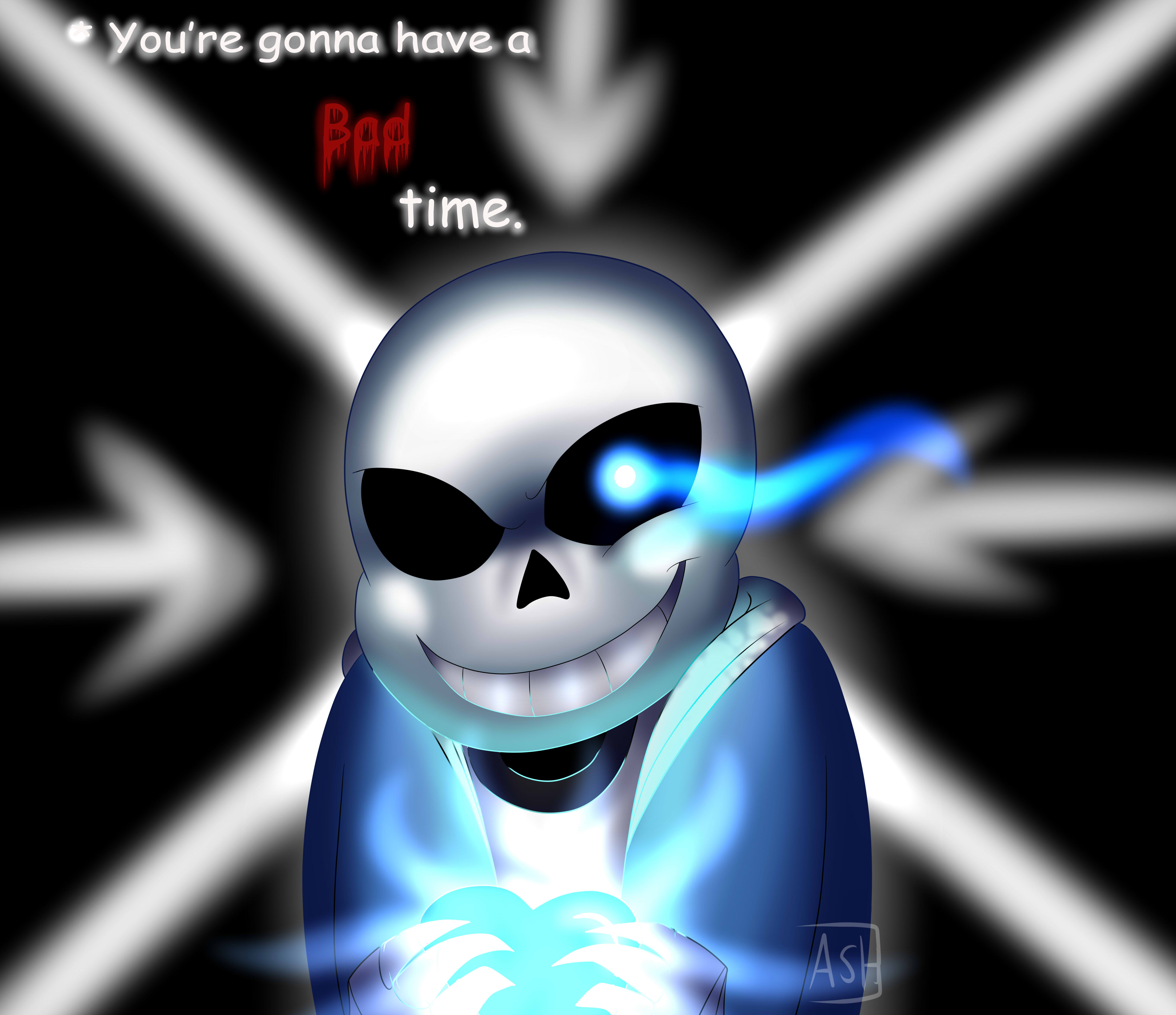 Undertale Youre Gonna Have A Bad Time By Ashesfordayz On Deviantart All in ...