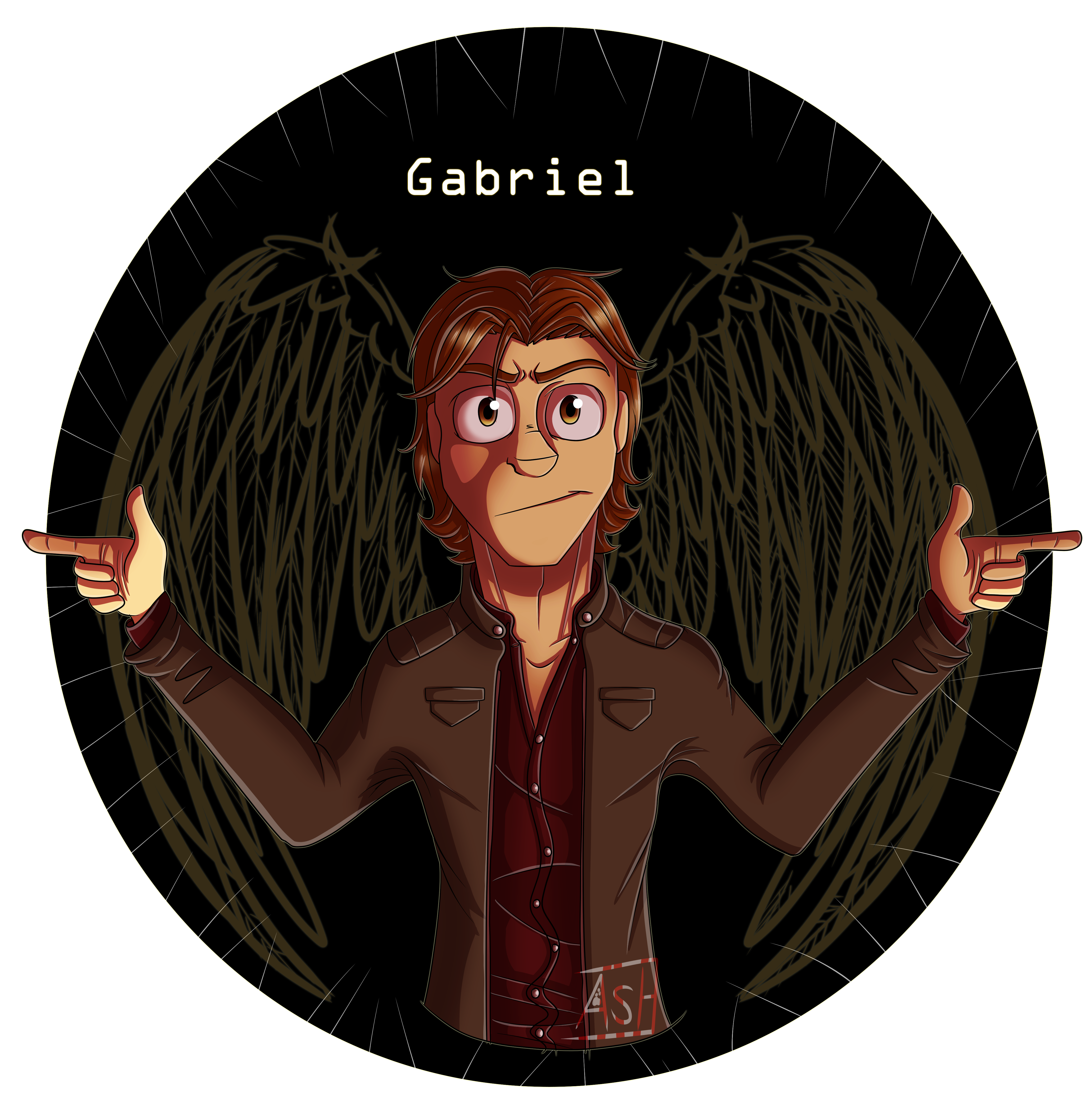 Gabriel, Angel of Death by NerdyEmoOtaku9000 on DeviantArt