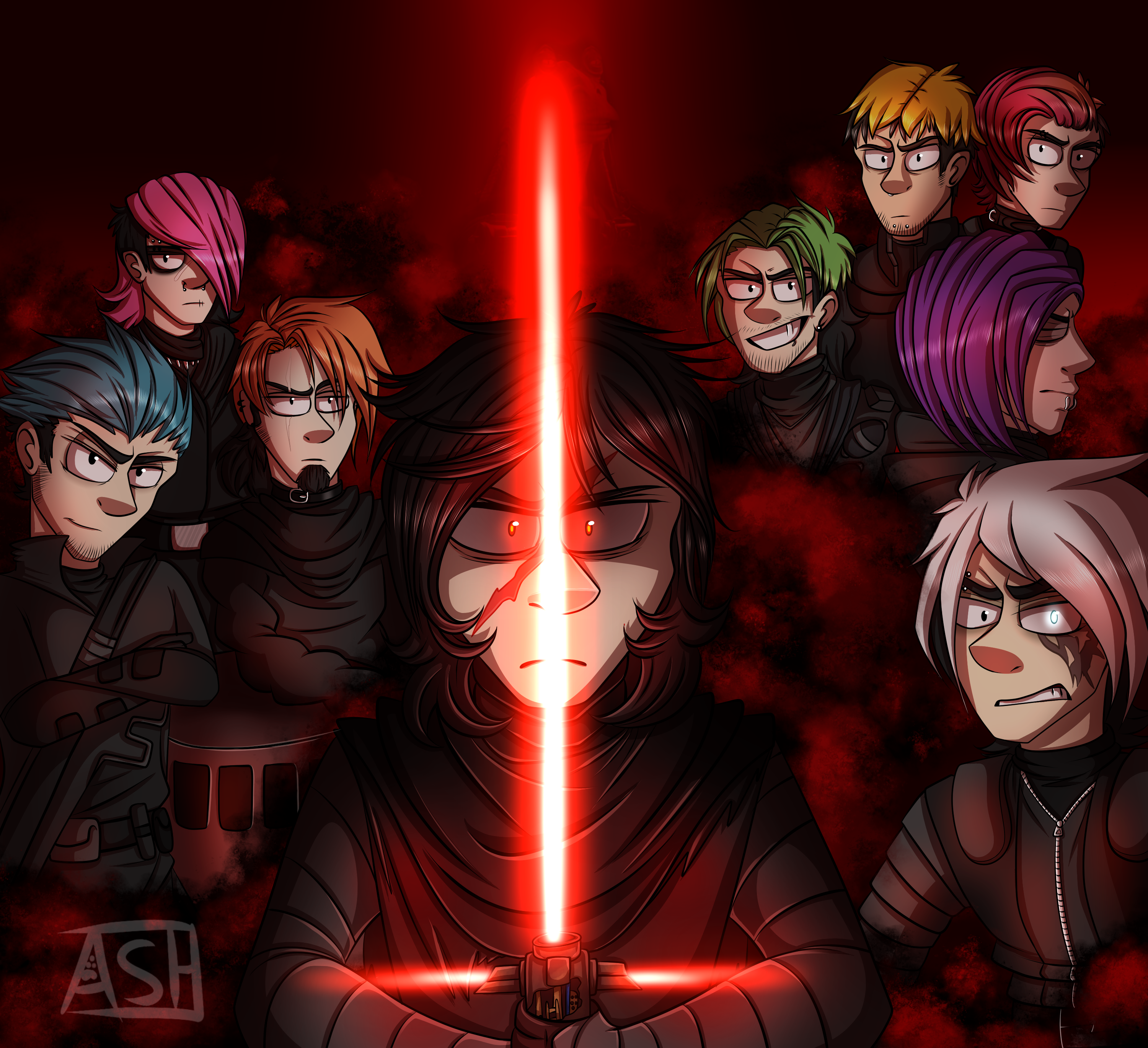 The Knights of Ren Art : r/StarWars