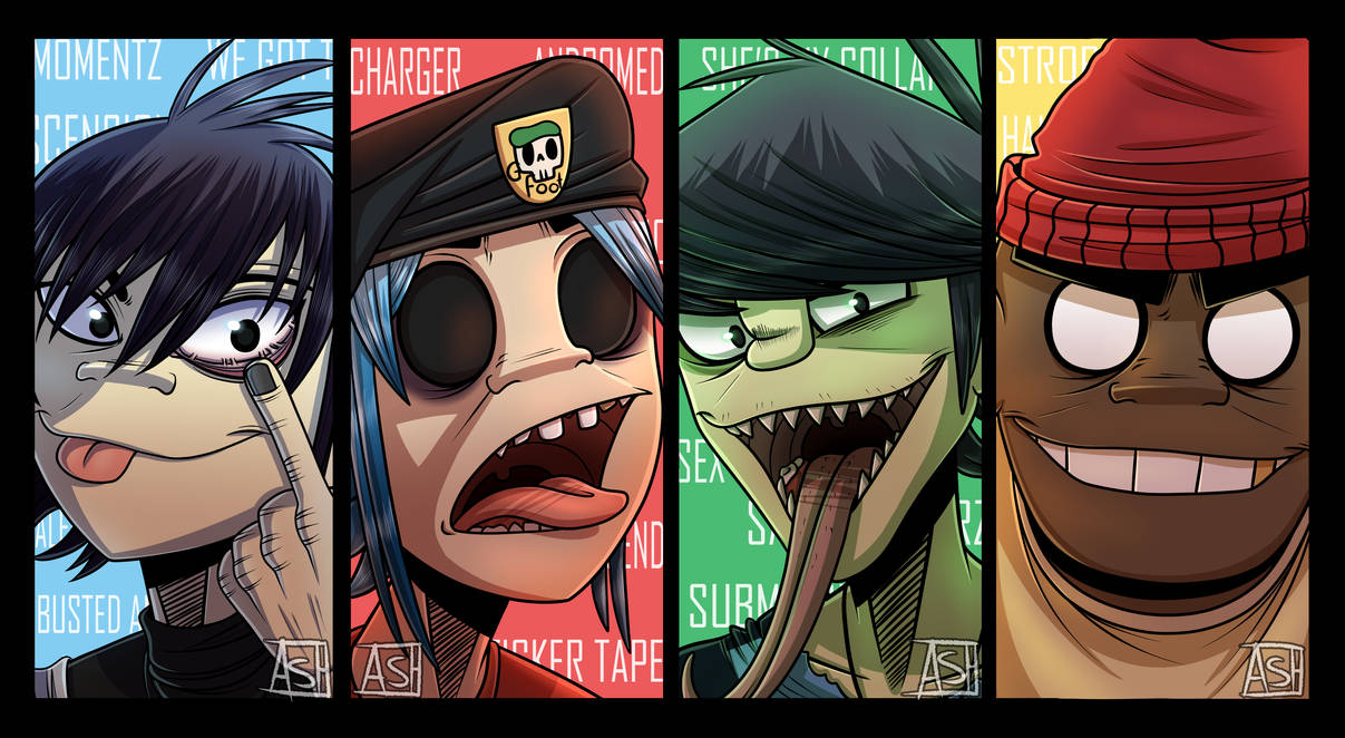 Select your Player Gorillaz by Ashesfordayz on DeviantArt