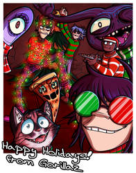 Happy Holidays from Gorillaz!!