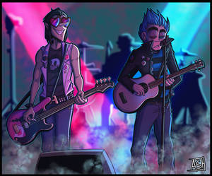 2D and Ace - Gorillaz