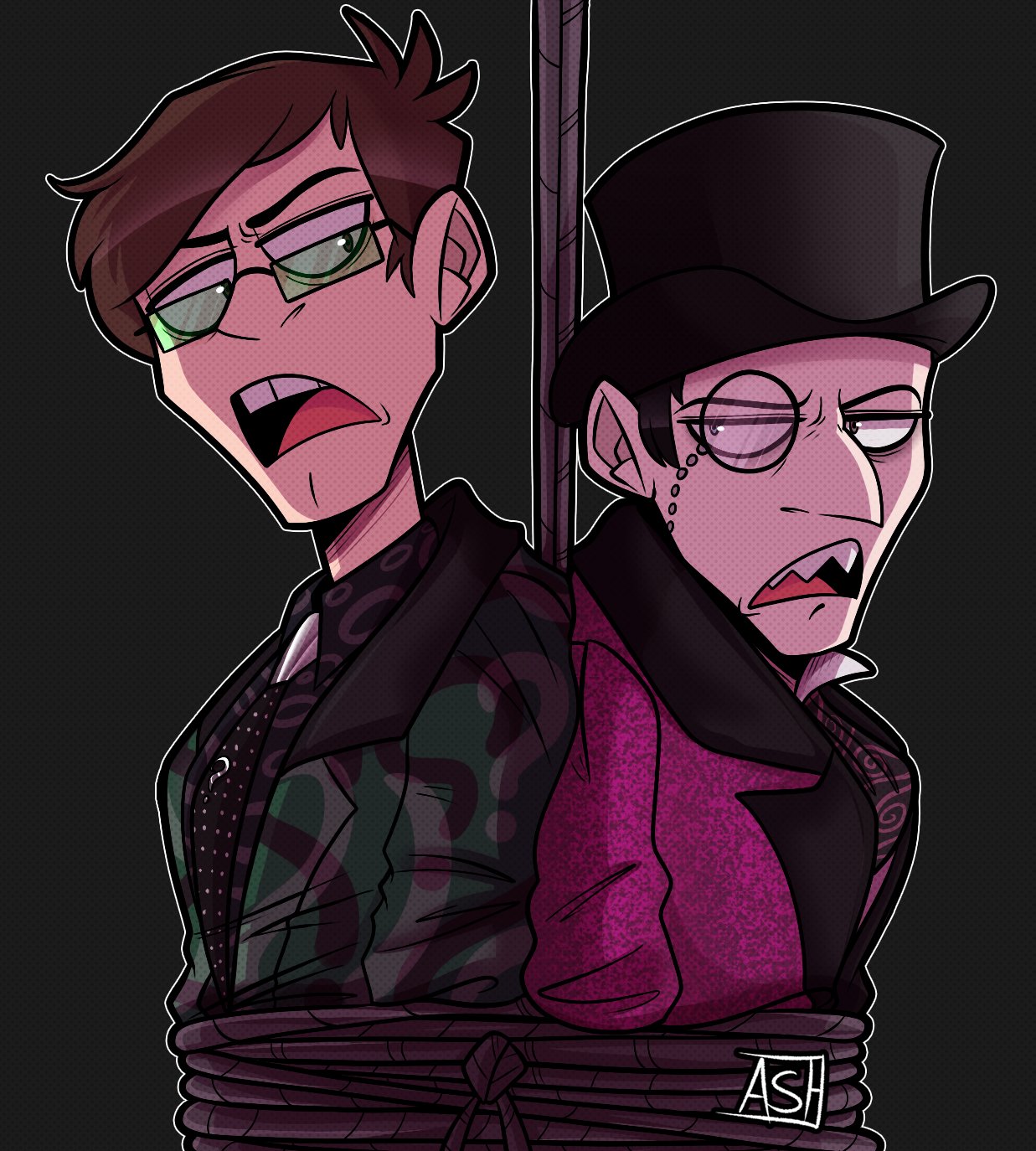 Riddler and Penguin - Gotham by Ashesfordayz on DeviantArt