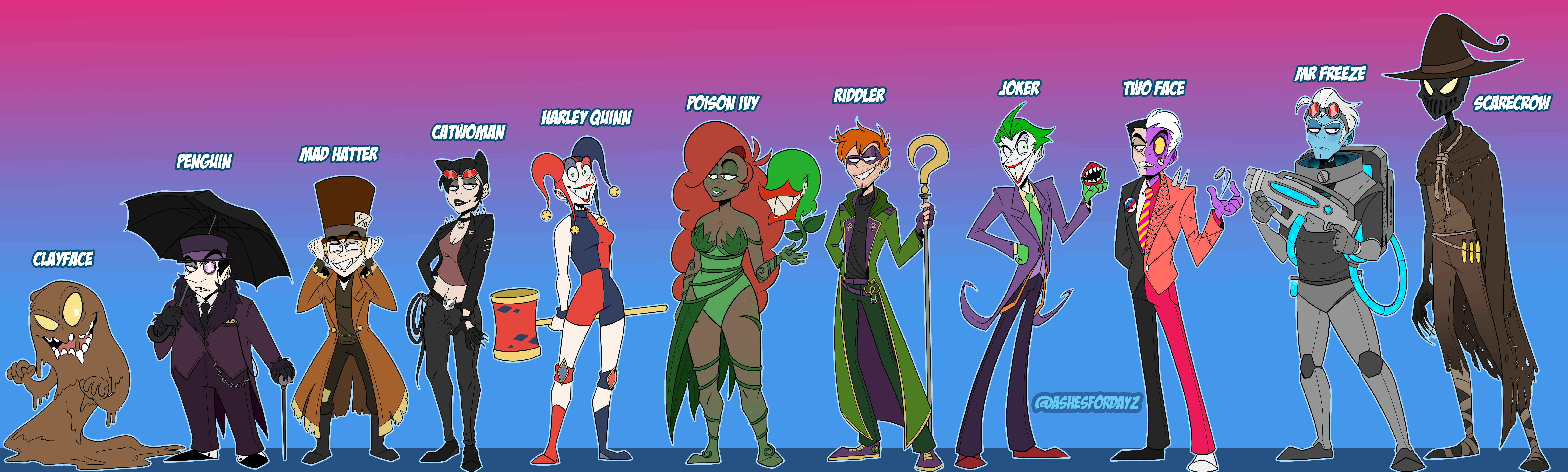 Batman's Rogues Gallery Part 1. by TheOmegas2 on DeviantArt