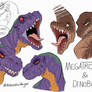 Megatron and Dinobot - Beast Wars