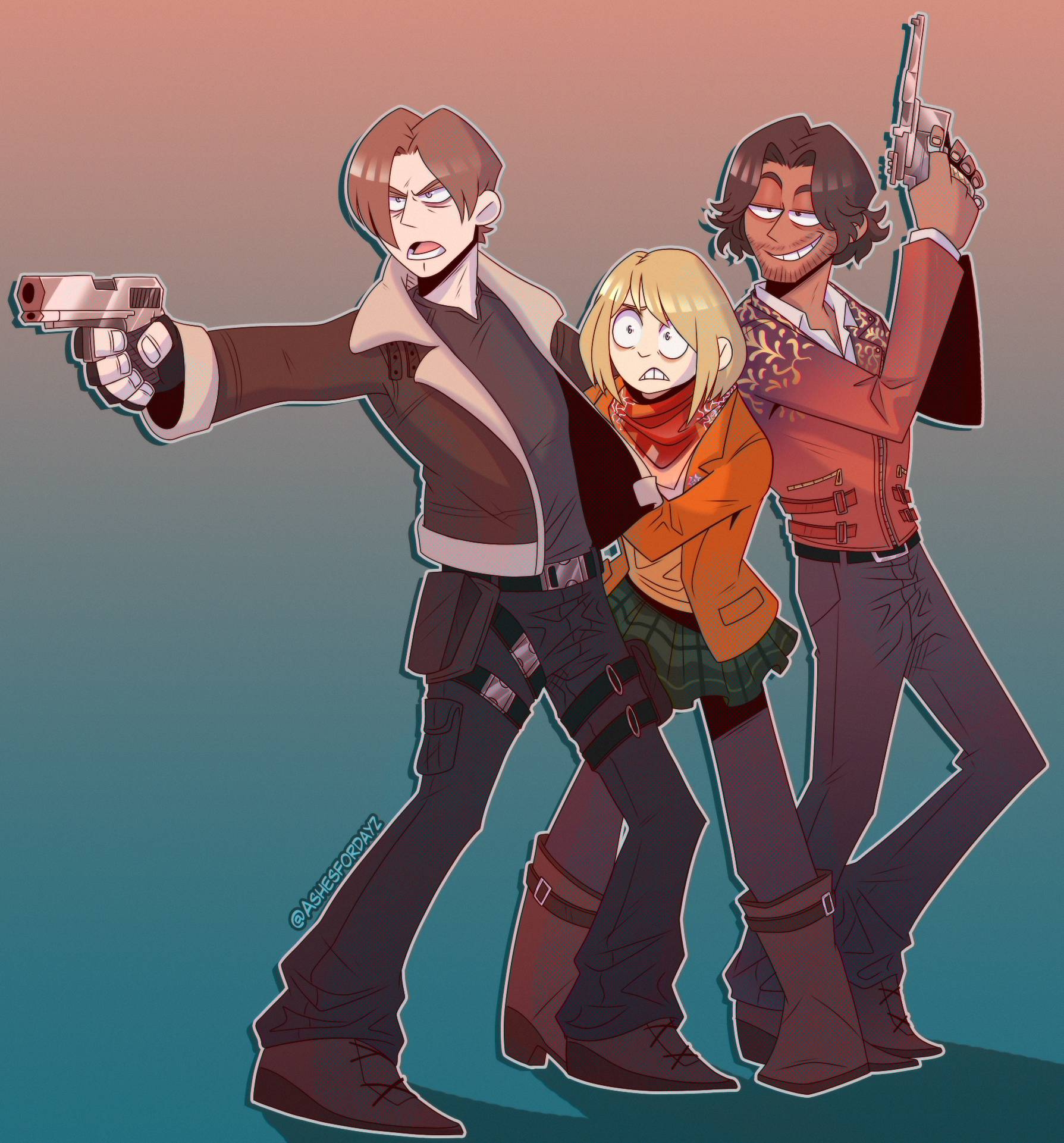 RE4R squad by Ashesfordayz on DeviantArt