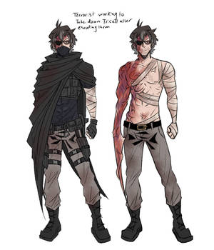 Ivan Curtis UPDATED LOOK - Resident Evil OC