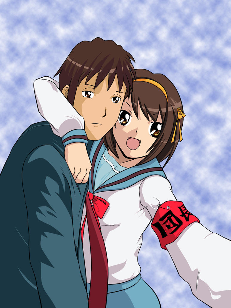 Haruhi And Kyon Revisited By DoomDefiant On DeviantArt.