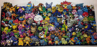 Epic All Gens Pokemon 3rd Row Done!