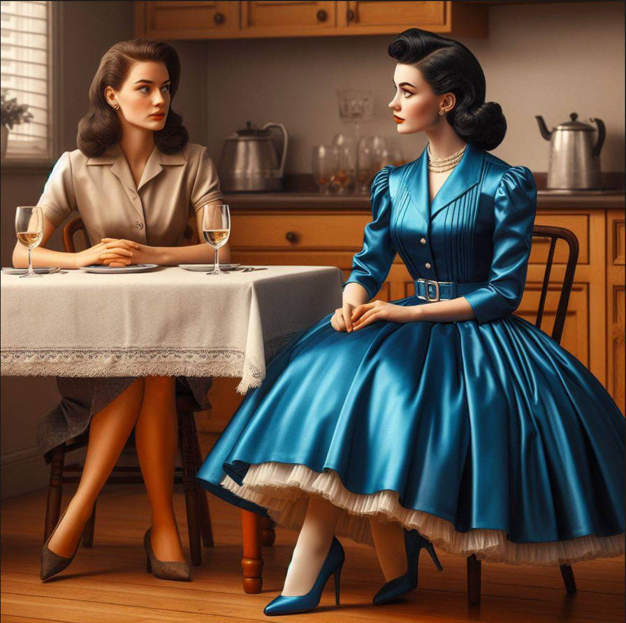 Lloyd, now Lisa, returned from Petticoat Lodge by RinaLane on DeviantArt