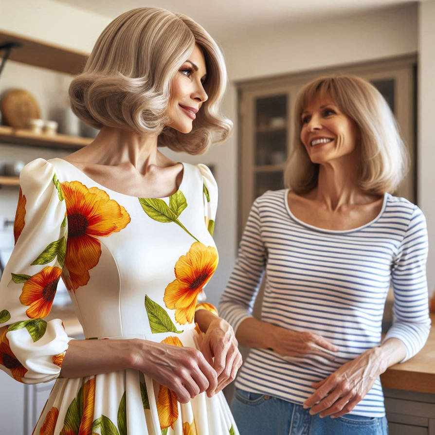 Golden Sunset 3/3 - Dressed for lunch by RinaLane on DeviantArt