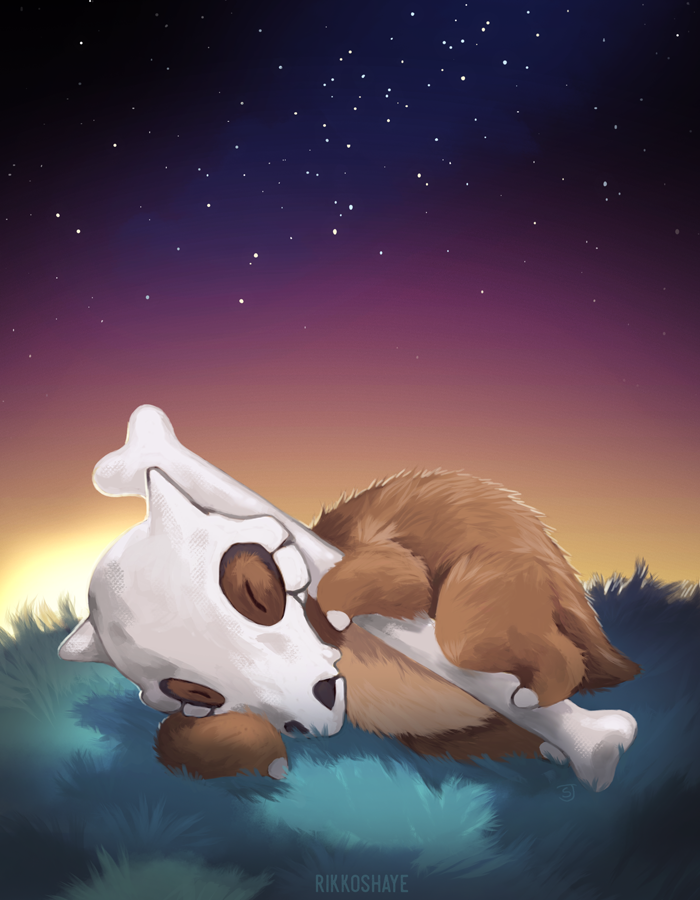 Cubone at Dawn