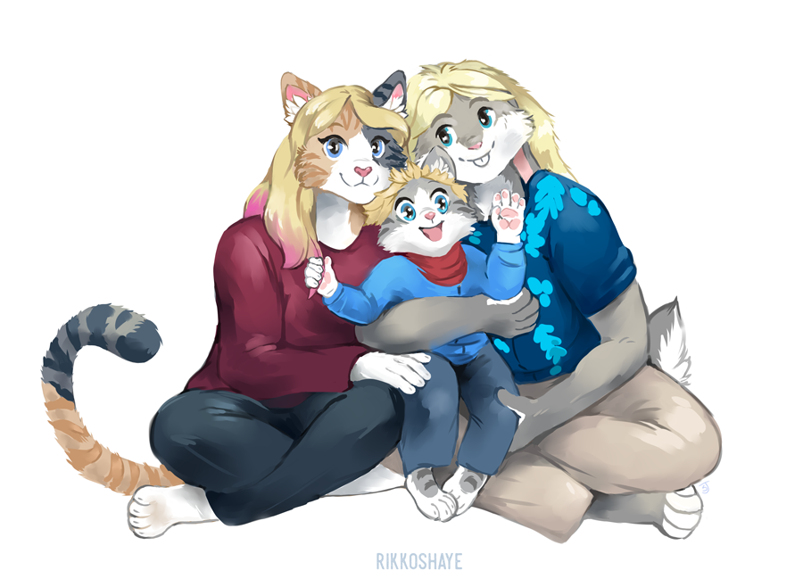 Happy Family by Rikkoshaye