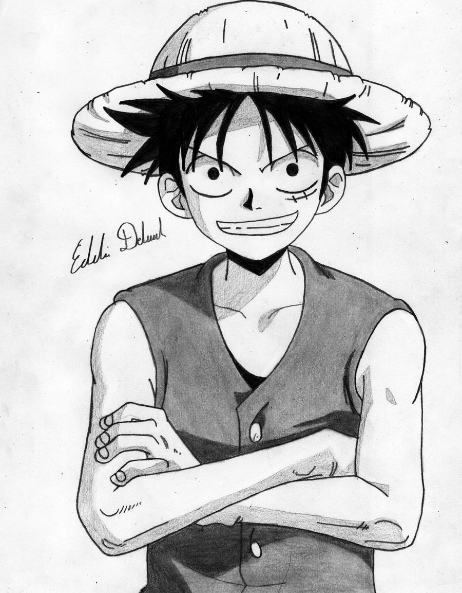 Monkey d luffy, Luffy, One piece drawing