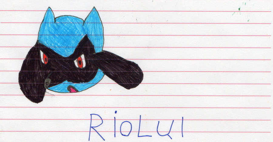 Riolu drawing by Skyehigh5 on DeviantArt