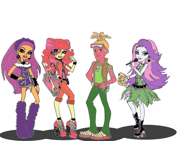 Monster High Colored as MLP FiM 2 by bluecloudcandy on DeviantArt