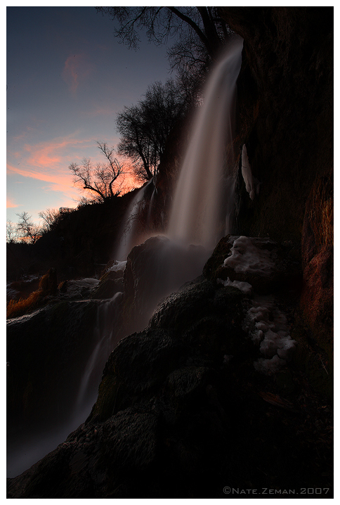 Fading Day at Rifle Falls