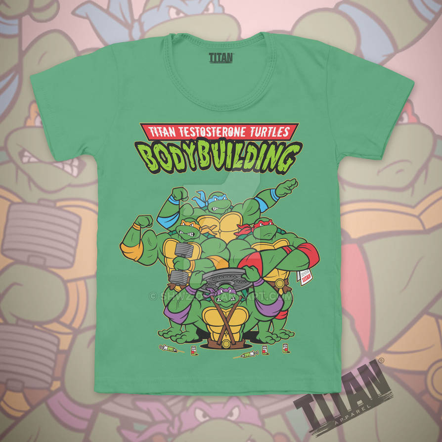 Bodybuilding Turtles T-shirt by SHWZ on DeviantArt