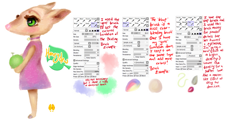 Sai Settings for 'Honeydew' Painting