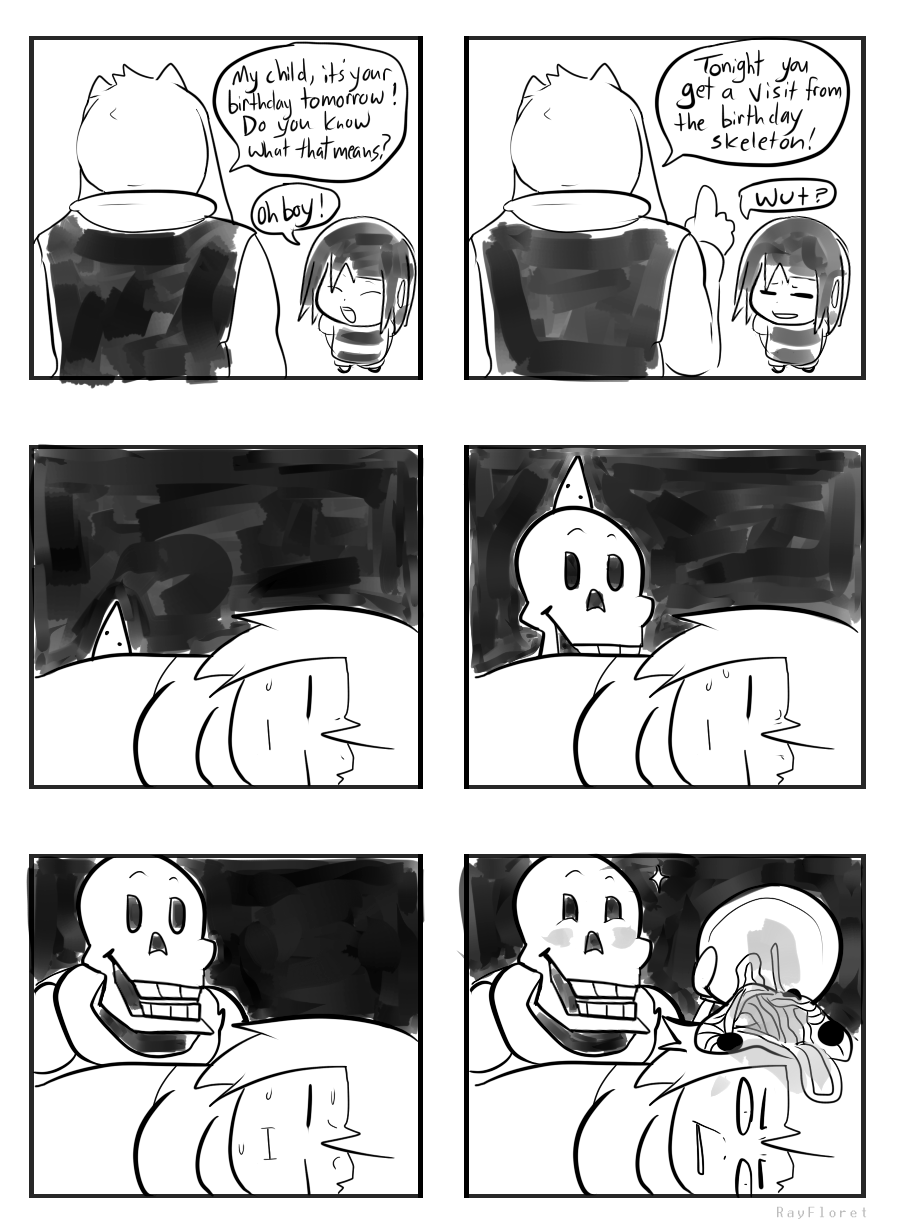 birthday skeleton