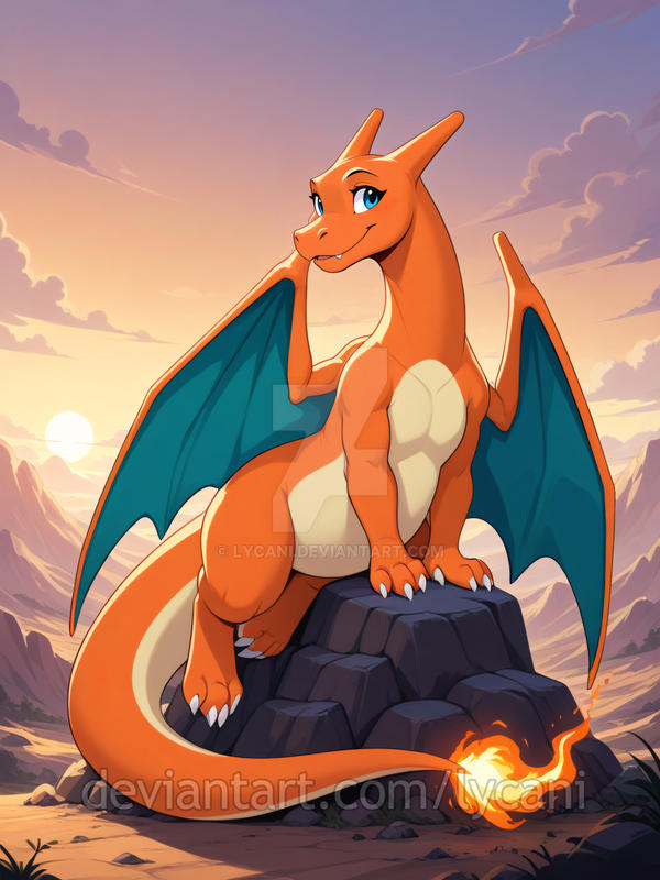 Small Charizard Image Cute Charizard Portrait (1102) by Lycani on DeviantArt