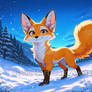 Cute Fox Portrait (2239)