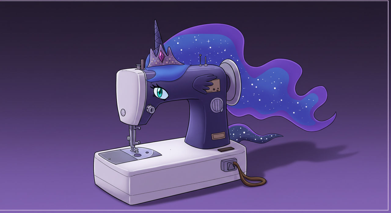 Sew Deviantart Luna the sewing machine by JerDVD2024 on DeviantArt
