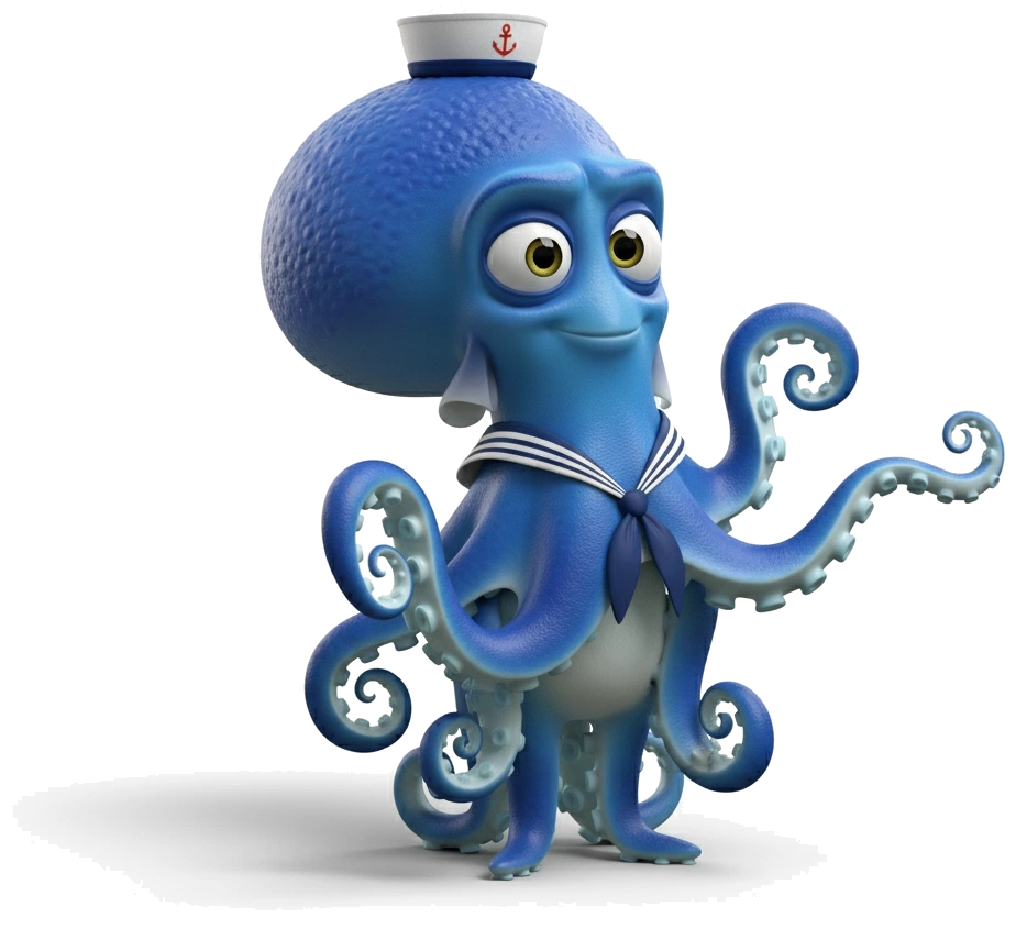 Opus the octopus (vector) by JerDVD2024 on DeviantArt