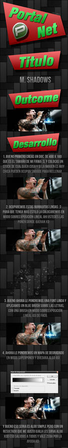 Tutorial Firma M. Shadows