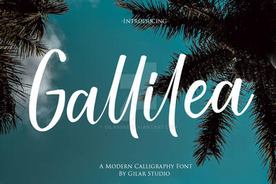 Galillea | A Modern Calligraphy Font
