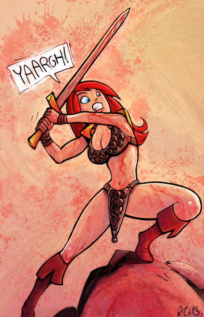 Red Sonja sketch by Alexx-C