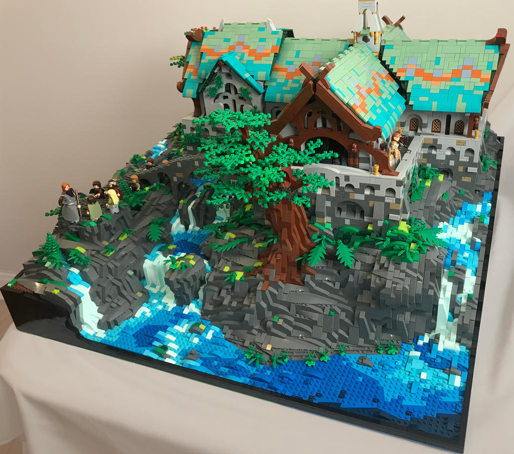 Expanded Rivendell Lego Lego Rivendell by Alexx-C on DeviantArt