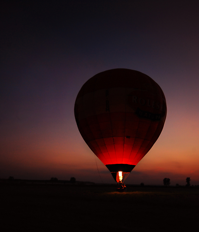 ballon sunset