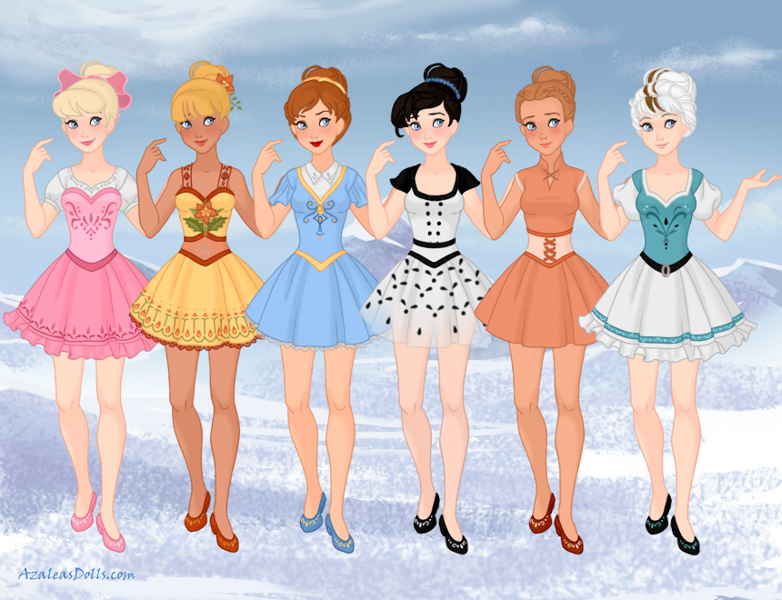 AzaleasDolls Pin Up Princess - Disney Ladies 02.02 by CheshireScalliArt on  DeviantArt