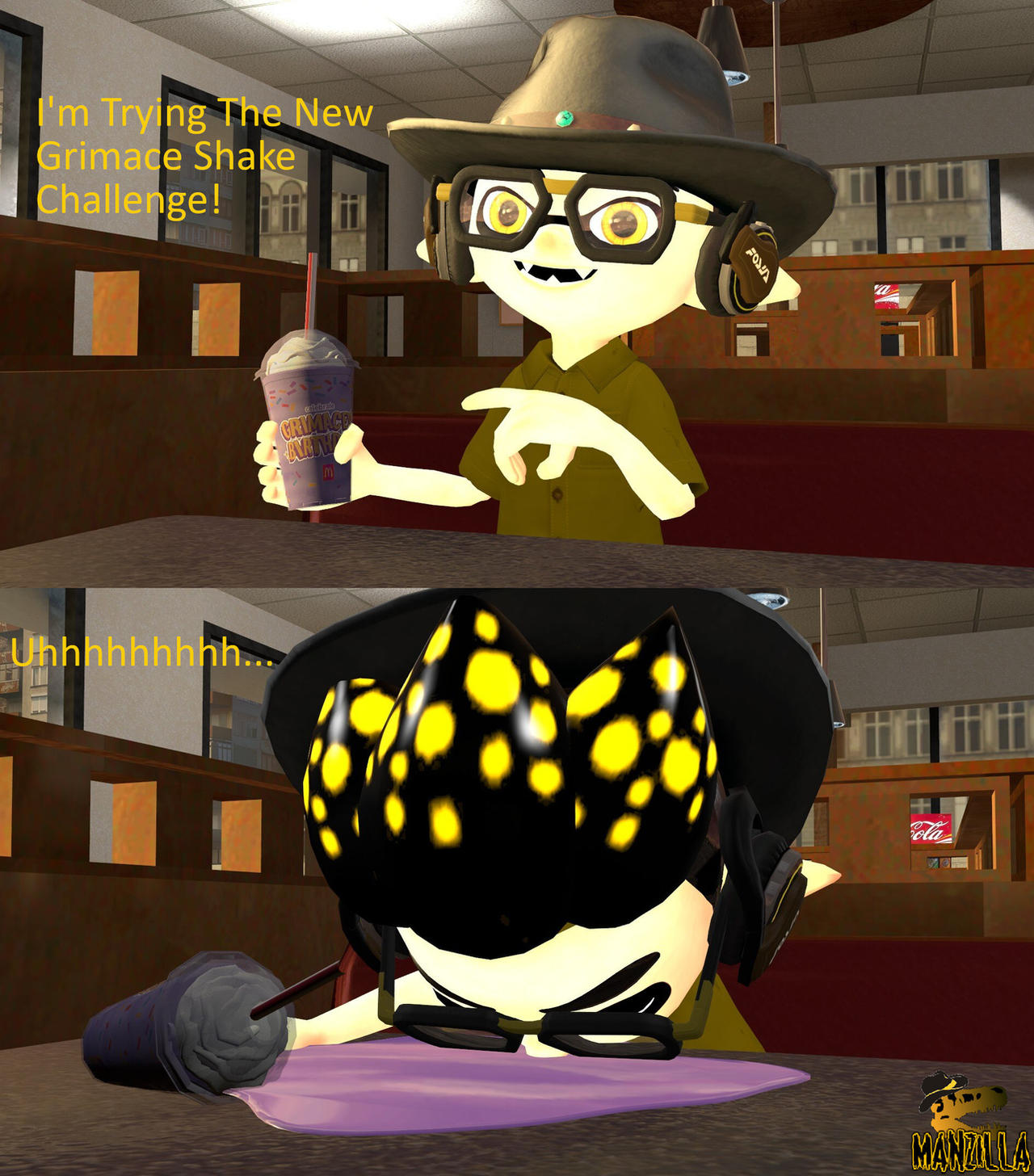 Deviantart Shake The Grimace Shake Challenge by ManZilla80 on DeviantArt