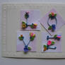 LOVE flowers in Quilling