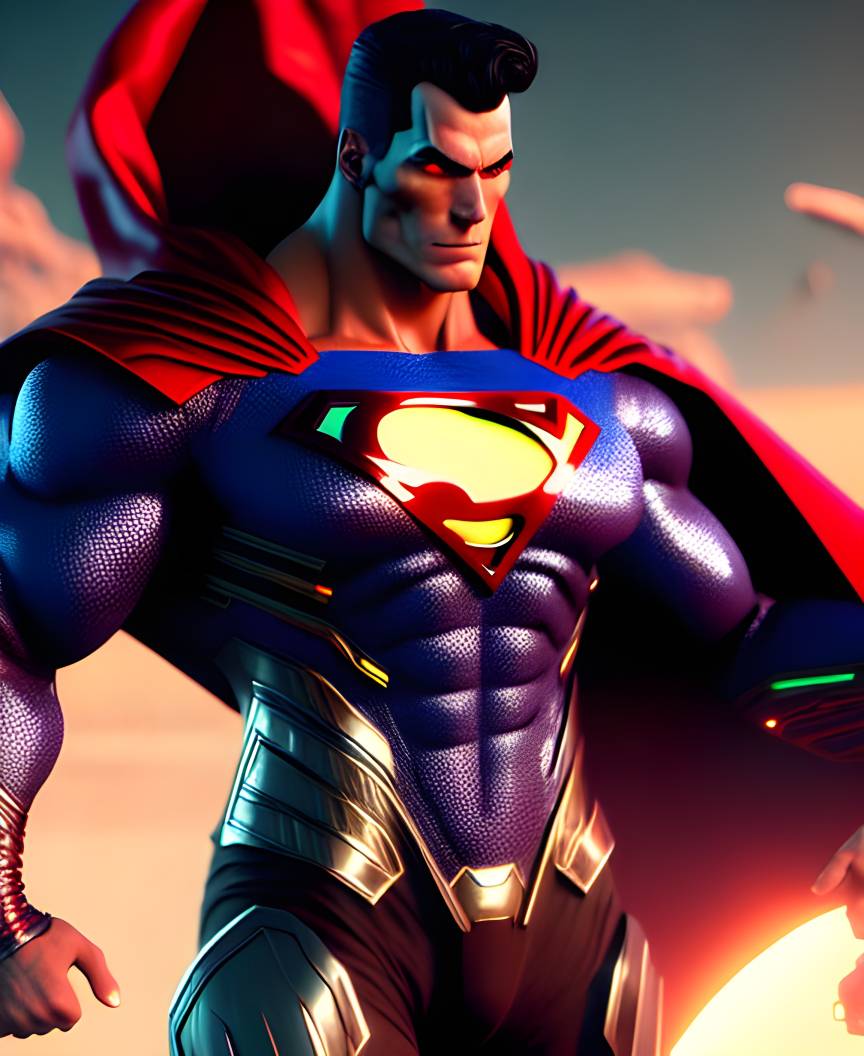 Superman Reeves Muscles Superman great muscle tone and long red cape by Cjb1981 on DeviantArt